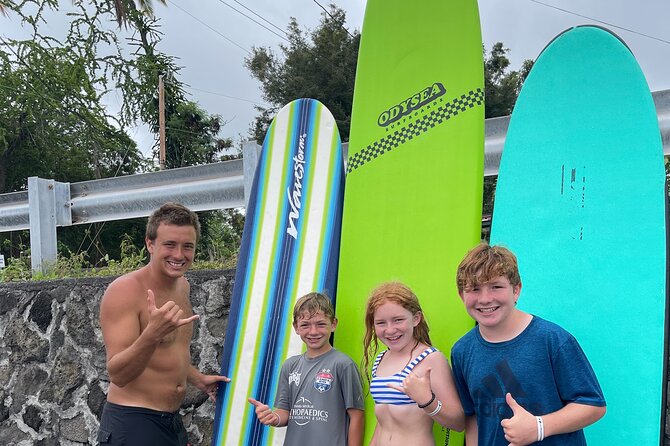 2-Hour Guided Private Surf Lesson in Kona - Getting fitted with the right beginner gear