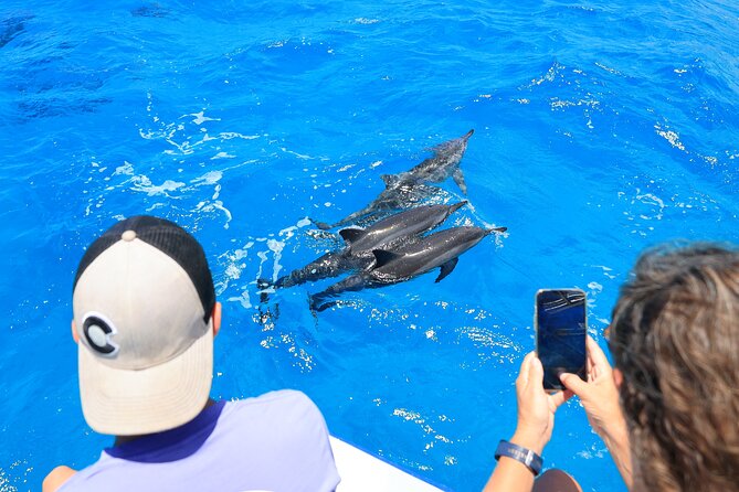4 Hour Big Island Dolphin Watch Boat Tour, Snorkeling & BBQ Lunch - A grilled lunch that fits the boat setting