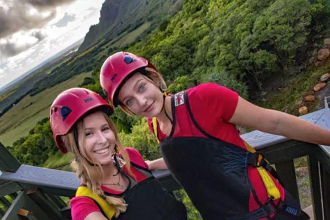 AdrenaLine Zipline Tour with WaterZip by Outfitters Kauai - The 1,800-foot side-by-side race line