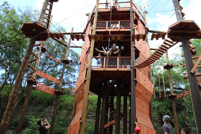 Adventure Course Extreme Including Climbing Wall & Rappel - What You Actually Do in 2.5 Hours