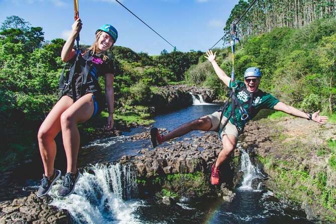 Big Island 9-Line Zipline Experience Plus Private Waterfall Swim - Key points before you book