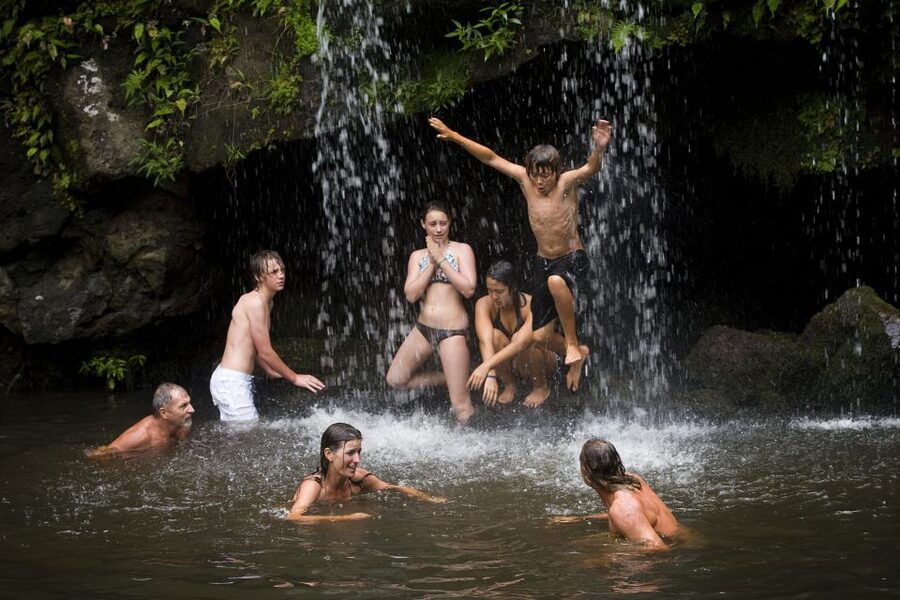 Big Island: Full-Day Kohala Zipline and Waterfall Adventure - Walking beside old plantation ground and private waterfalls