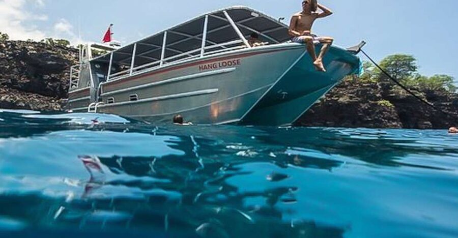 Big Island: Kealakekua Bay, Captain Cook & Marine Life Tour - A boat made for a relaxed afternoon