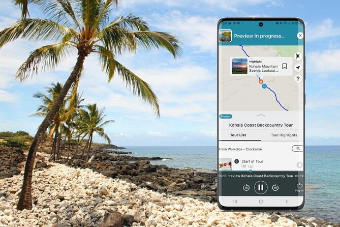 Big Island Kohala Coast Self-Guided Audio Tour - Starting in Waikoloa and setting up the app