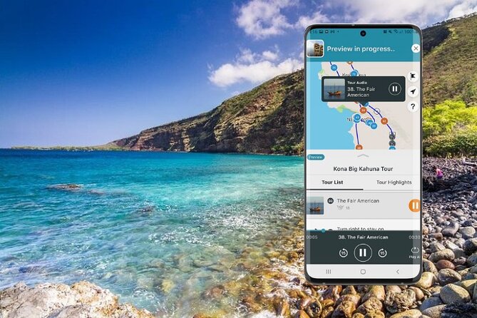 Big Island Kona Coast Self-Guided Audio Tour - Kailua-Kona, Magic Sands, and Kahaluʻu add easy breaks