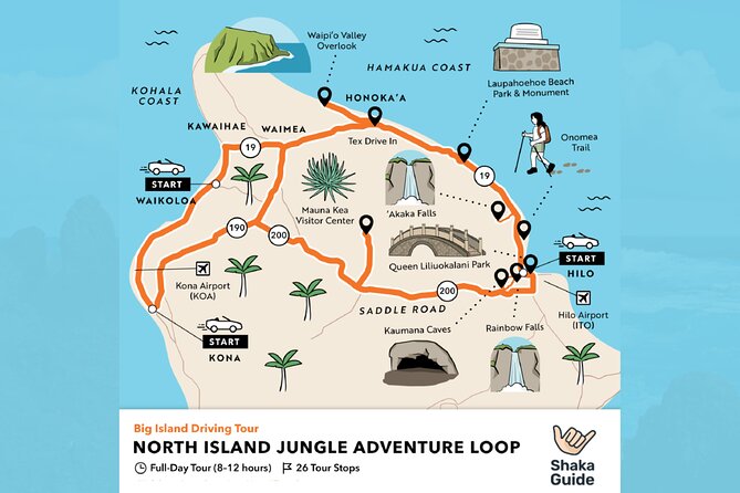 Big Island North Island Jungle Adventure - Self-Guided Audio Tour - Why this route works for an independent Big Island day