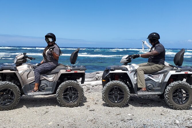 Big Island Southside ATV Tour - Cliffside riding toward Pulehua Island