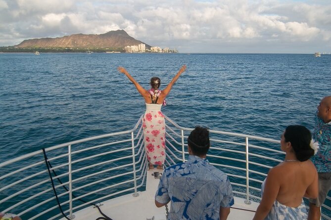 BYOB Sunset Cruise off the Waikiki Coast - Leaving Kewalo Basin for the Waikiki coast