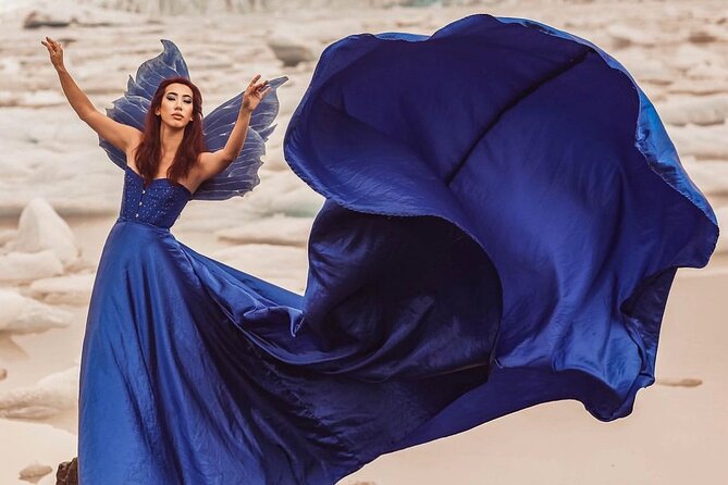 Flying Dress Photoshoot in Kauai - The walking and balance issue