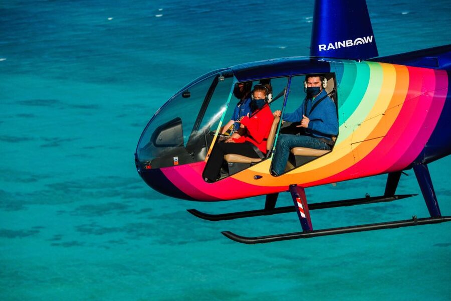 From Honolulu: Oahu 60min Helicopter Tour with Doors Off/On - From Waikiki to Diamond Head