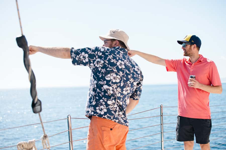 From Ma'alaea: 'Alihilani Sunset Sail Catamaran Tour - Watching the sun drop over Maui