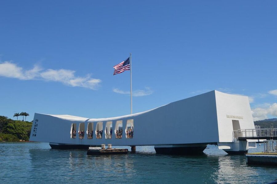 From Waikiki: Pearl Harbor USS Arizona Memorial Program - The boat ride to the USS Arizona Memorial
