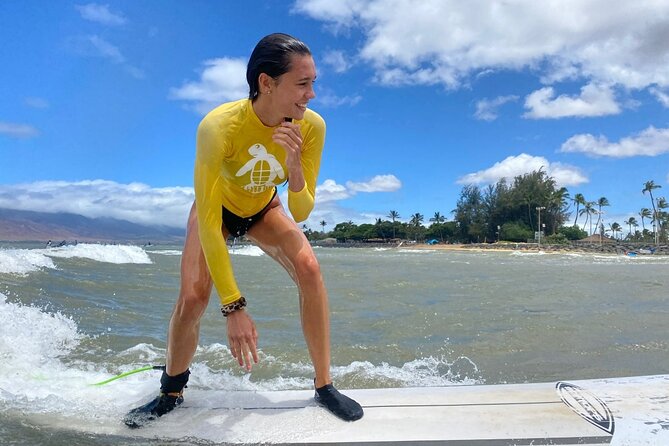 Group Surf Lesson at Kalama Beach in Kihei - What the group size means in the water