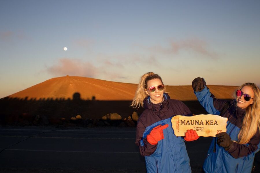 Hawaii’s GOAT Experience: Mauna Kea Summit, Sunset & Stars - Reaching the summit in supplied cold-weather gear