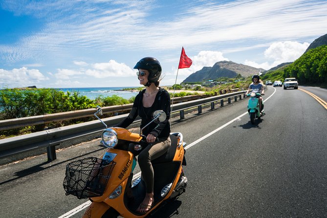Hawaiian Style Moped Rental for the Day - Starting on Lemon Road in Waikiki