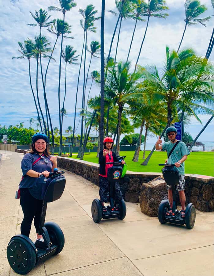 Honolulu: Diamond Head Segway Tour - Coconut Avenue and the War Memorial
