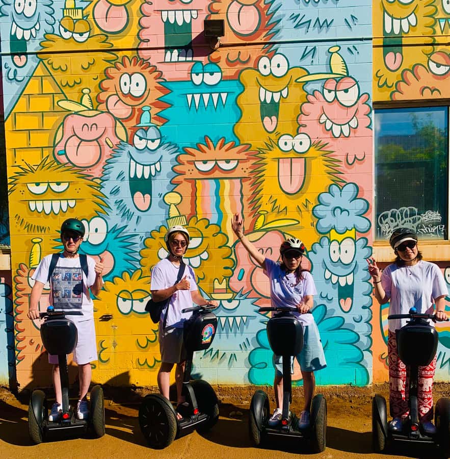 Honolulu: Historic Downtown Segway Tour - Kakaako murals bring the city into view