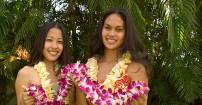 Honolulu Honeymoon Airport Lei Greeting