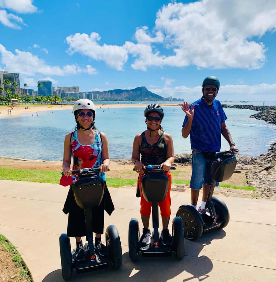 Honolulu: Magic Island & Beach Segway Tour - Starting beside Kewalos Basin Park