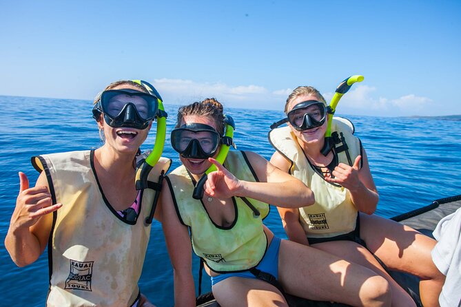 Kauai's Ultimate South Island Zodiac Boat Snorkel Adventure - Two Reef Stops, Two Chances to See Marine Life