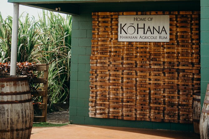 Kō Hana Hawaiian Rum Distillery Tour and Tasting for One - Inside the barrel room and working distillery