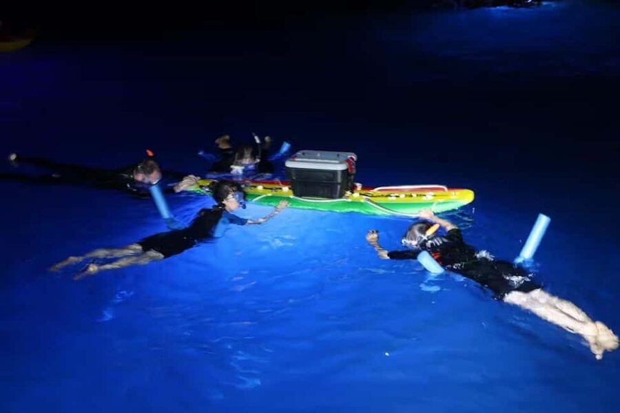 Kona: Manta Ray Snorkel Tour, Guaranteed or Come Again Free - A small boat changes the feel of the night