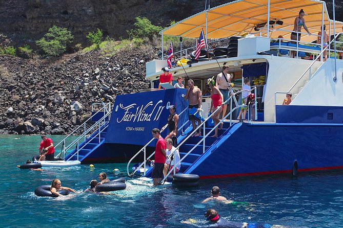 Kona’s Best Morning Snorkel: Captain Cook & Kealakekua Bay - Breakfast with Kona’s coastline outside the window