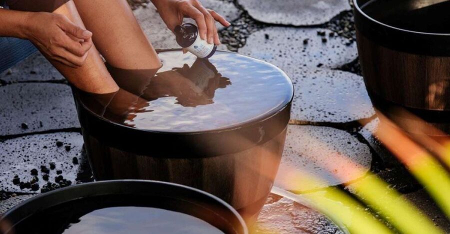 Kona Salt Farm: Deep Ocean Cold Water Mineral Foot Soak - What happens when your feet hit 48-degree water