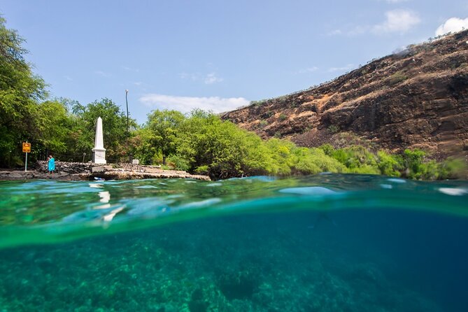 Kona Shore Excursion: Wild Dolphin Reefs Snorkel and Sea Caves - Sea caves and lava formations, with a needed reality check