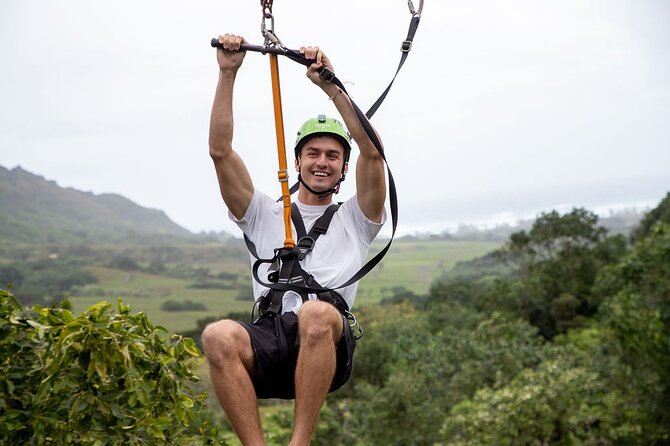 Kualoa Ranch - Zipline Tour - Suspension bridges and short plant walks