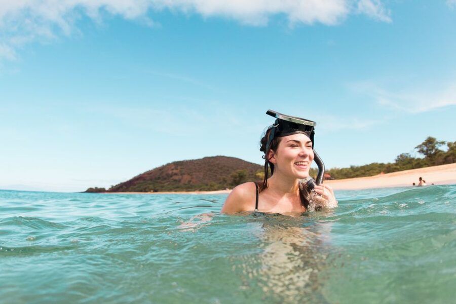 Maui: Molokini Snorkel and Performance Sail with Lunch - Whale season turns the crossing into a wildlife trip