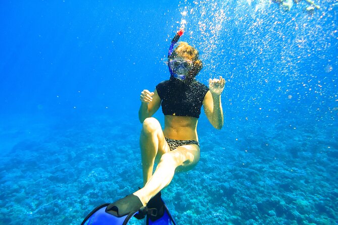 Maui: Molokini & Turtle Town Snorkel & Waterslide Adventure - An early start from Maalaea