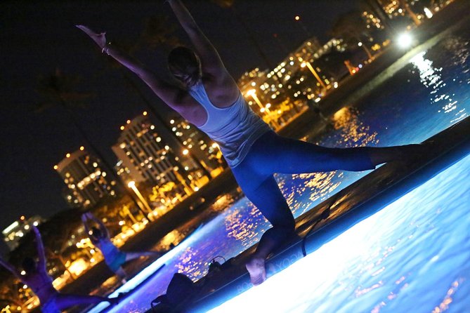 Night SUP Yoga in Honolulu, Hawaii - What the 75-minute night class feels like