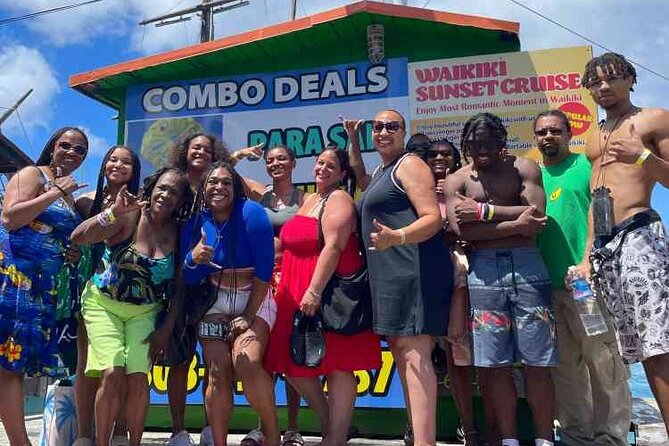 Oahu 5-in-1 Deluxe Cruise: Turtle Snorkeling & Ocean Activities - The waterslide, trampoline, and platform jump