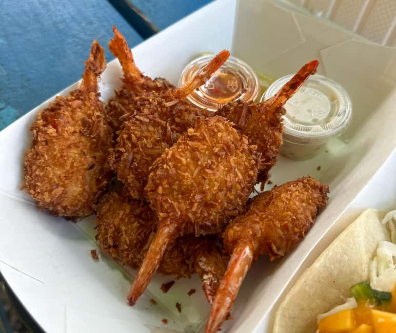 Oahu: Full-Day Guided Hawaiian Food and Photo Tour - Plate lunch at Ono Steaks and Shrimp Shack