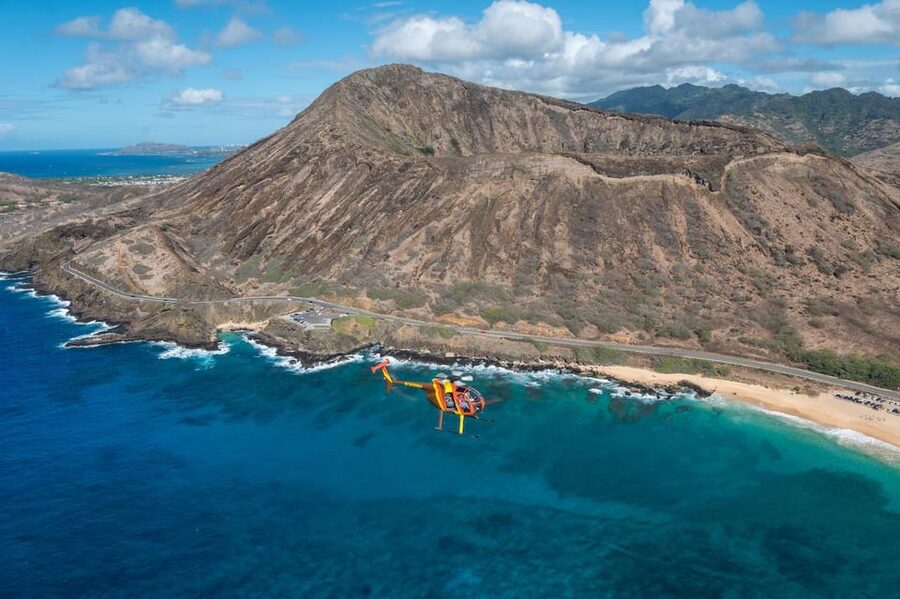 Oahu: Magnum P.I. Doors-Off Helicopter Tour - Boarding the Hughes 500D