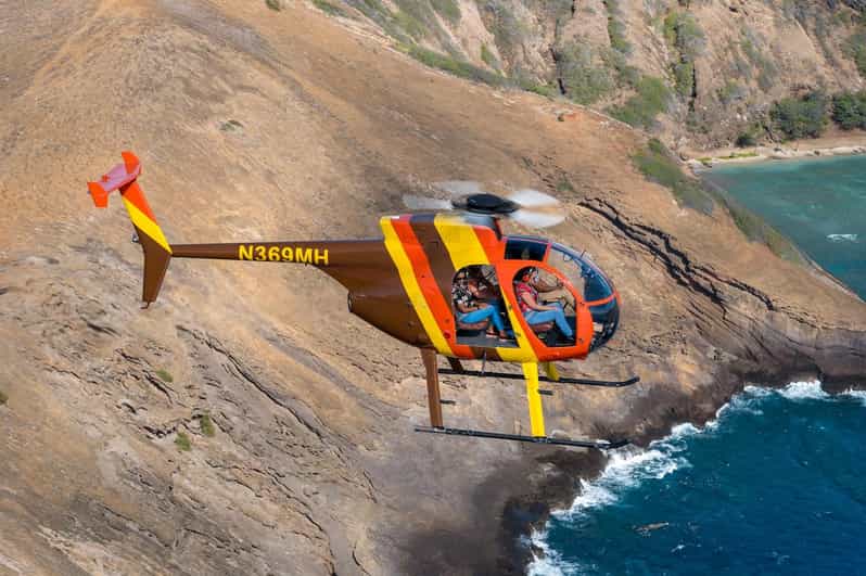 Oahu: Magnum P.I. Doors-Off Helicopter Tour - From Keehi Lagoon to Honolulu Harbor