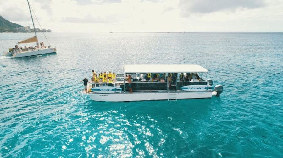 Oahu Snorkeling with Turtles, Water Scooter, Paddleboard - Snorkeling with turtles, fish, and open-water views