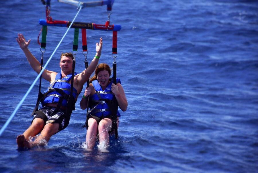 Oahu: Waikiki Parasailing - The boat ride sets the pace