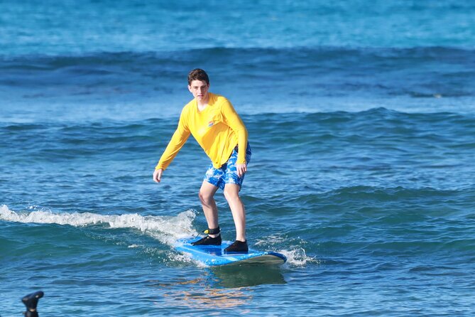 Open Group Surfing Lesson in Waikiki, Hawaii - The Waikiki water session