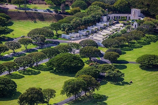 Pearl Harbor, National Memorial Cemetery and Honolulu City Tour - A Quiet Drive Through Punchbowl Cemetery