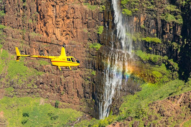 Private Kauaʻi Experience: Doors-Off ALL WINDOW SEATS - Manawaiopuna Falls, Kauai’s Jurassic Park waterfall