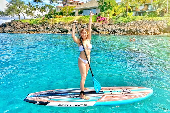 Private Stand Up Paddle Boarding Tour in Turtle Town, Maui - Turtle Town at water level