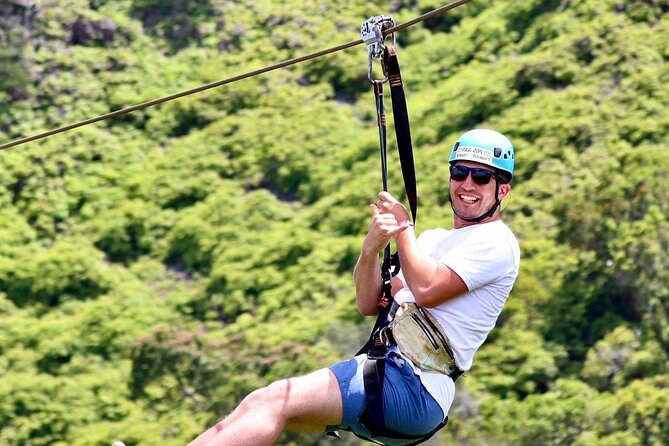 Shaka Zipline: 8 Line Zipline Tour (80 - 260 lbs) - Meeting at Poipu Shopping Village