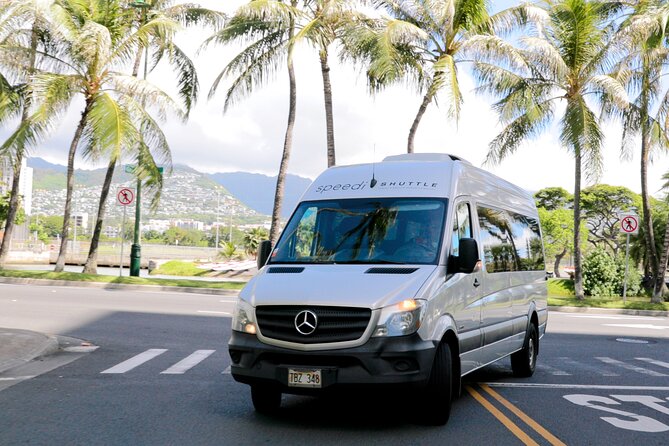 Shared Round-Trip Transfer: Honolulu Airport to Hotel or Cruise Terminal - The Mercedes shuttle and ride itself