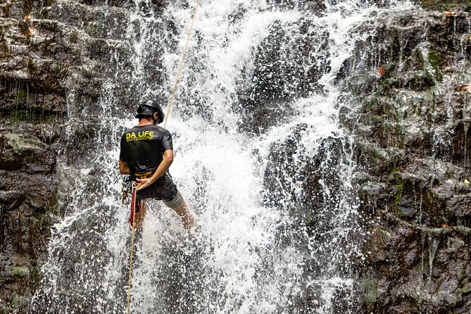 Small Group Waterfall Rappel in Lihue, Kauai - Hiking under the tropical canopy
