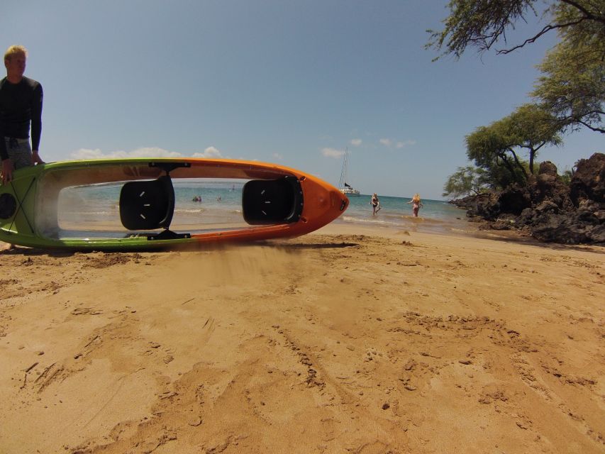 South Maui: Self Guided Clear Bottom Kayak Tour - Launching from the water