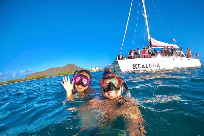 Sunset Boat Cruise: Swim and Cruise Waikiki - Waikiki Bay at sunset, with a swim built in