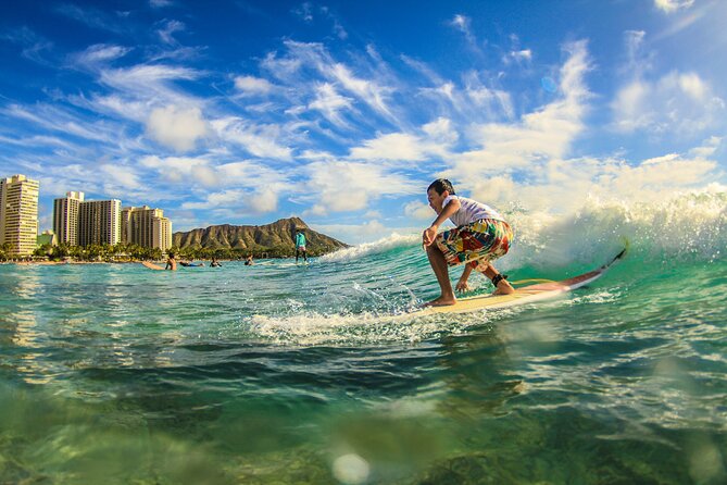 Surfing Lessons On Waikiki Beach - Waikiki’s shallow, sandy beginner area