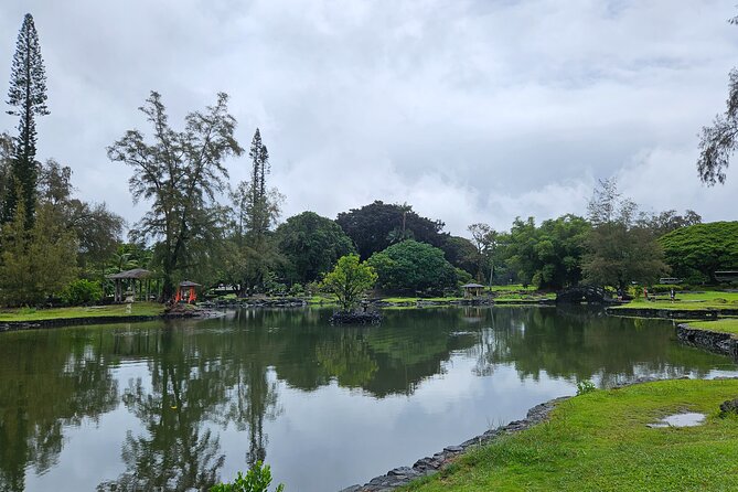 Volcano National Park and Rainbow Fall in Hilo, Hawaii - Liliʻuokalani Gardens brings Kyoto to Hilo